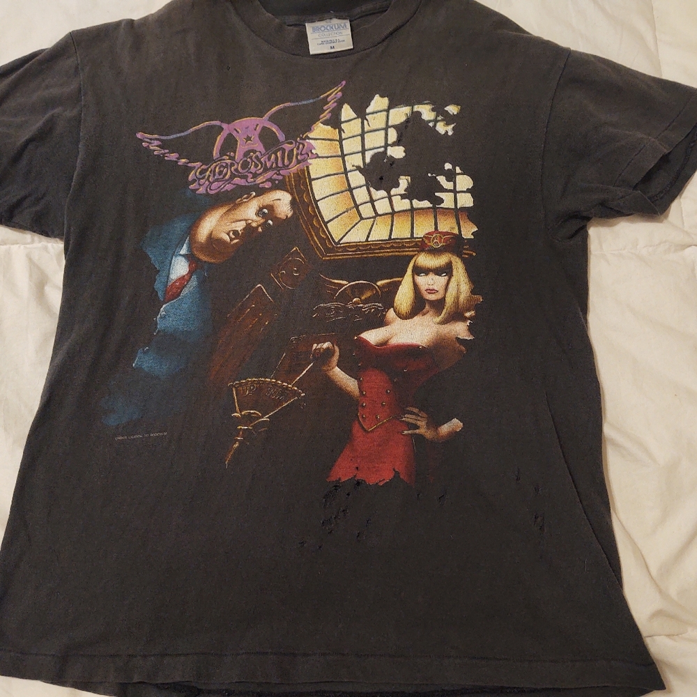 Vintage 1989 Aerosmith T-shirt Rare Single Stitch MADE IN THE USA